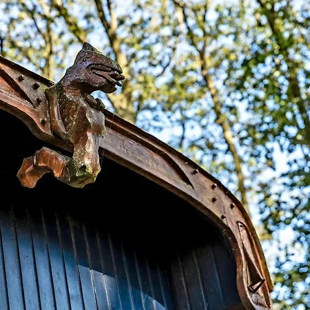 בית נופש Autentieke Pipowagen Bijzonder Buitenaf Met Jacuzzi En Finse Sauna