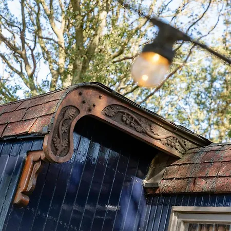 בית נופש Autentieke Pipowagen Bijzonder Buitenaf Met Jacuzzi En Finse Sauna