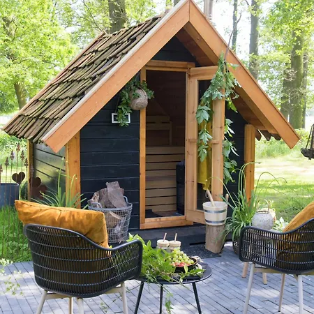 Autentieke Pipowagen Bijzonder Buitenaf Met Jacuzzi En Finse Sauna *