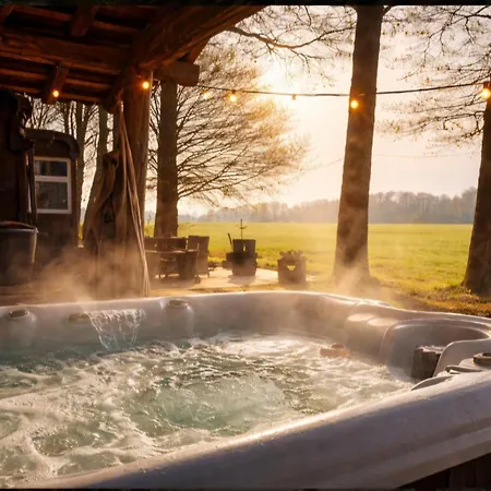 Bijzonder Buitenaf Met Verkoelende Jacuzzi En Finse Sauna Vragender