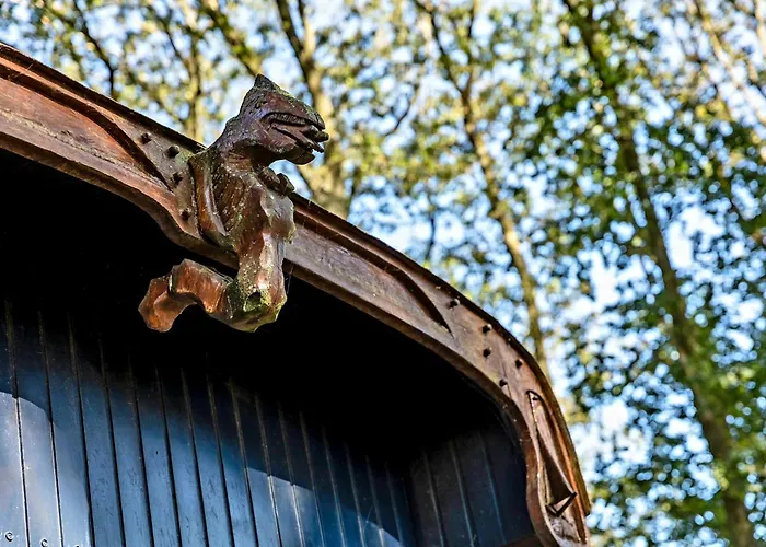 בית נופש Autentieke Pipowagen Bijzonder Buitenaf Met Jacuzzi En Finse Sauna